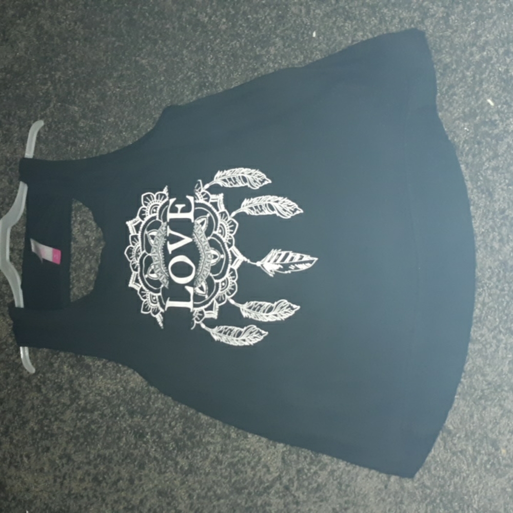 Black tank top size medium